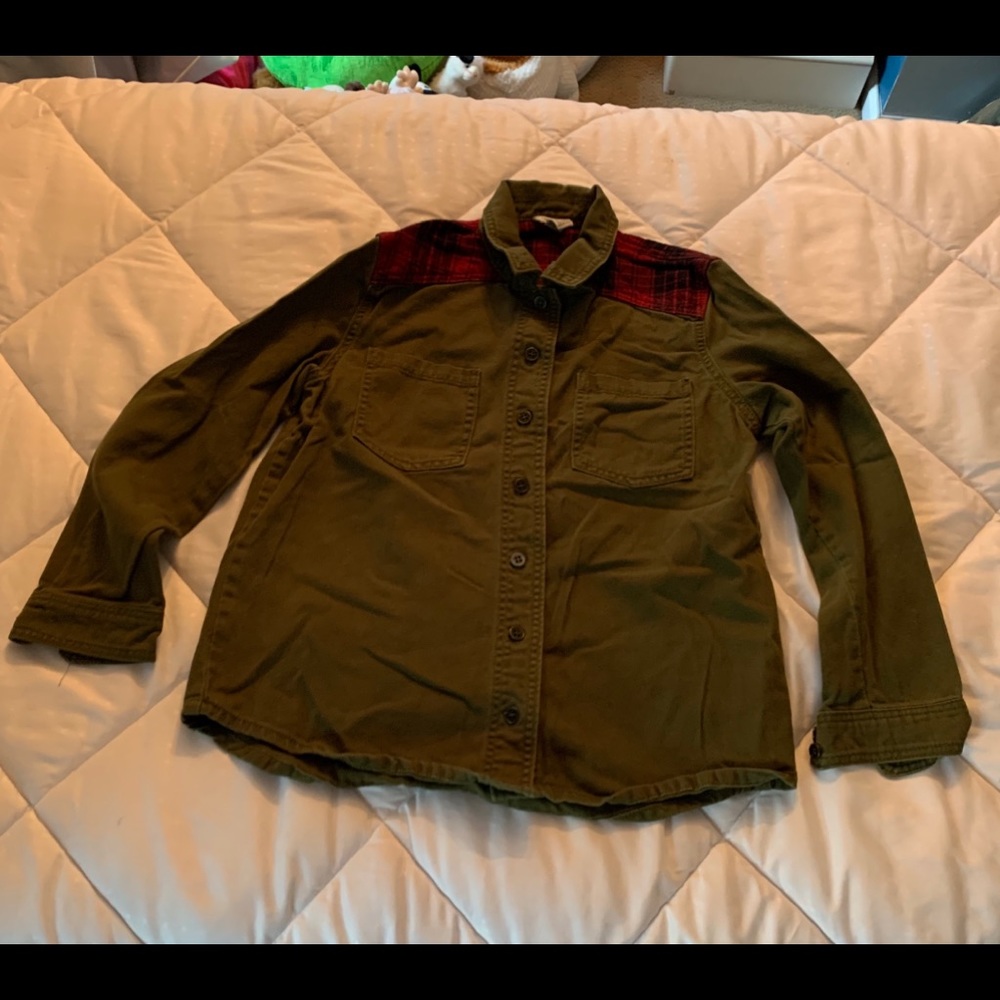 Forever 21 shirt jacket olive green  Size S